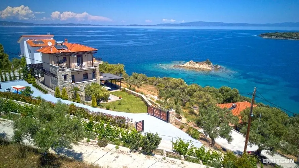 Aeriko Amazing Sea View Villa Galini - Öne Çıkan Resim