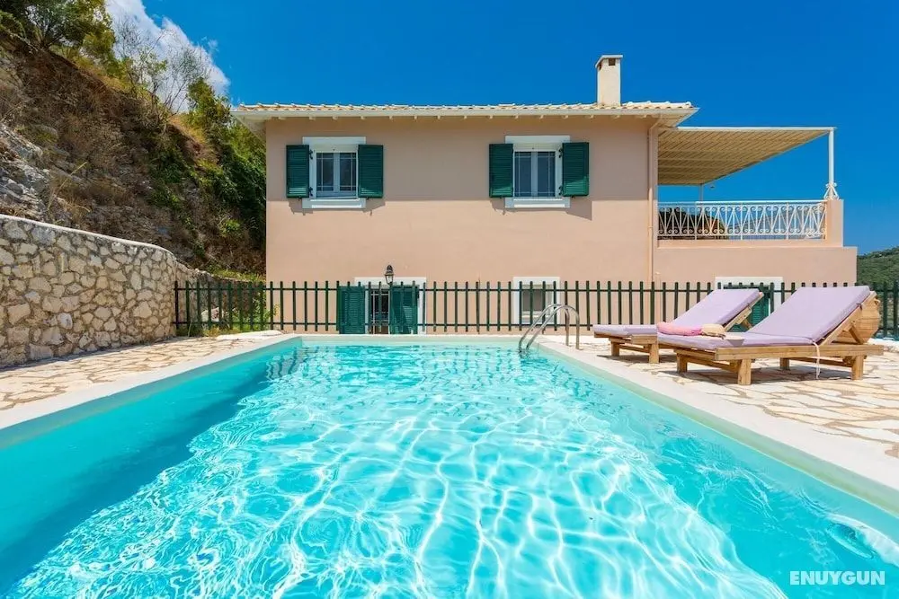 Villa Akrogiali Large Private Pool Walk to Beach Sea Views A C Wifi - Oda