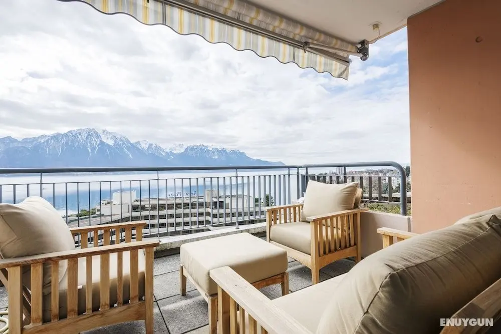 Alpine Stunning Apartment in Montreux - Oda Düzeni