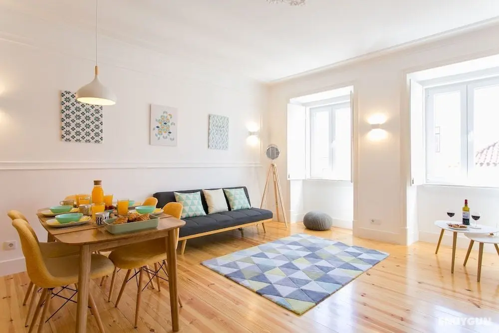 ALTIDO New&Trendy 2-bed flat w/seaview in Lapa - Öne Çıkan Resim