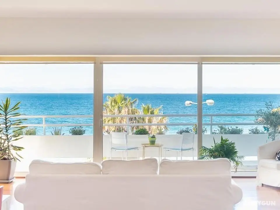 Amazing Beach Apt Panoramic View Next to Marina Alimos - Öne Çıkan Resim