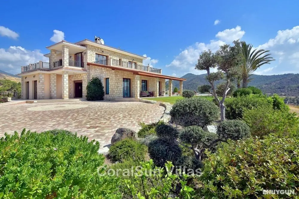 Amazing Luxury Villa, Enormous Heated Pool Jacuzzi, Gym, Games Room In Paphos - Dış Mekan
