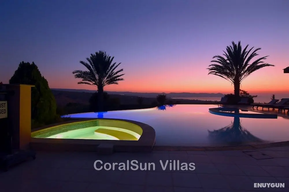 Amazing Luxury Villa, Enormous Heated Pool Jacuzzi, Gym, Games Room In Paphos - Öne Çıkan Resim