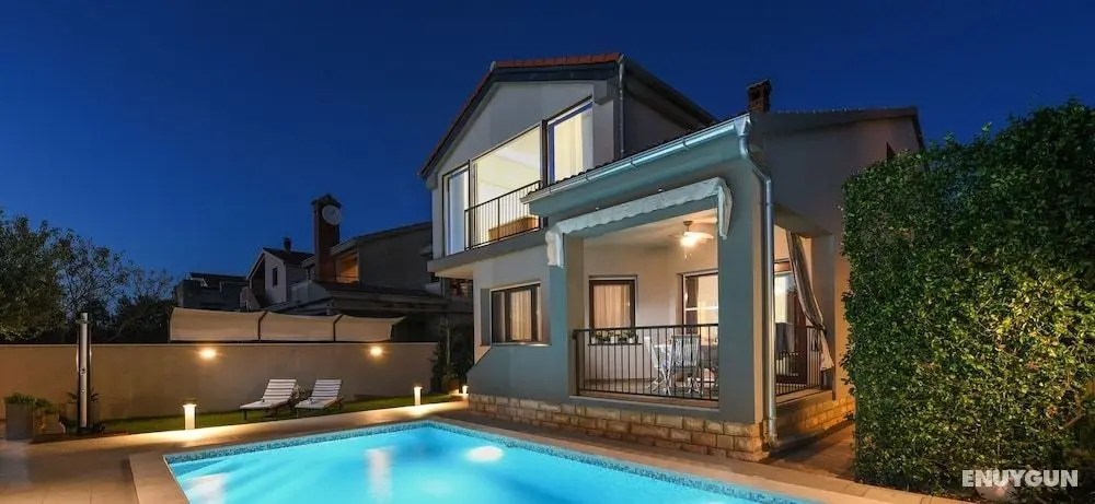 Villa Antea Zadar Area Private Pool Jacuzzi Near the Beach Barbecue - Dış Mekan