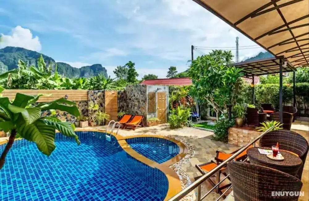 Aonang Serene 3 Bedrooms Private Pool Villas with Backyard - Öne Çıkan Resim