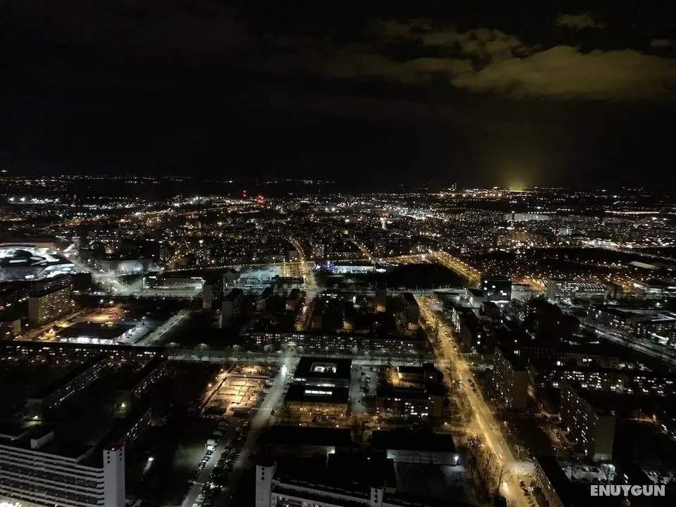 Apartamenty Sky Tower z wanną przy oknie - Oda Manzaraları