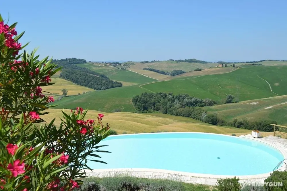 Apartment With Beautiful View in the Crete Senesi - Havuz