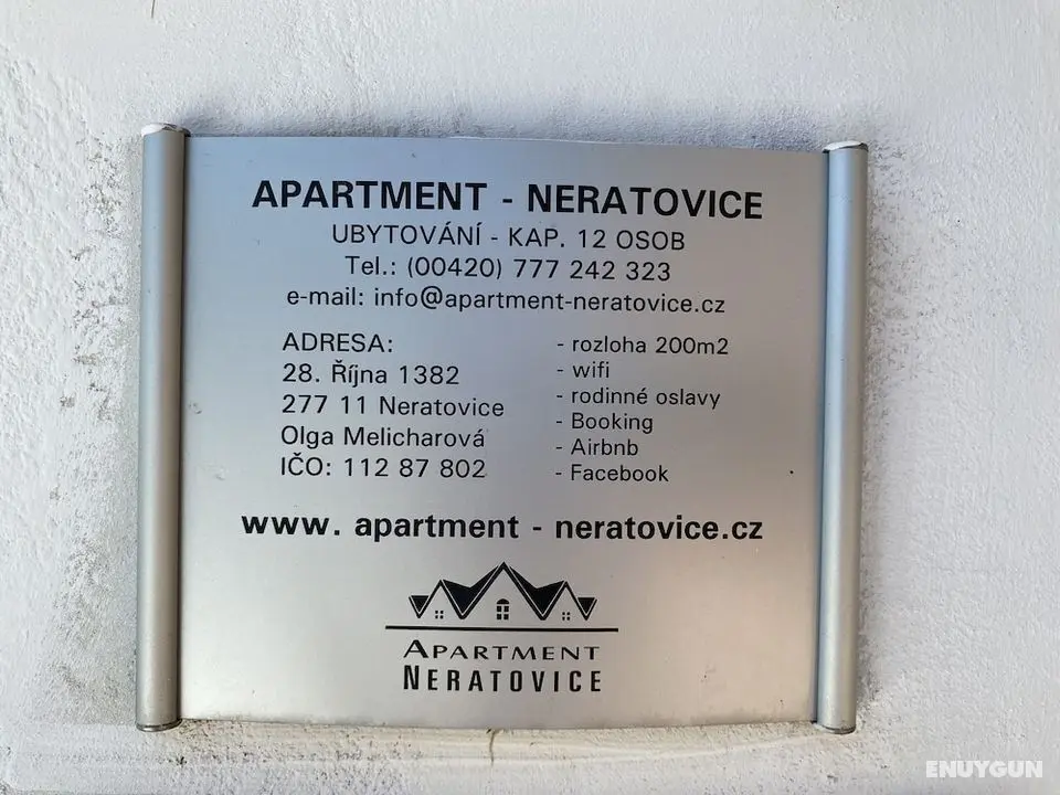 Apartment Neratovice - Dış Mekan