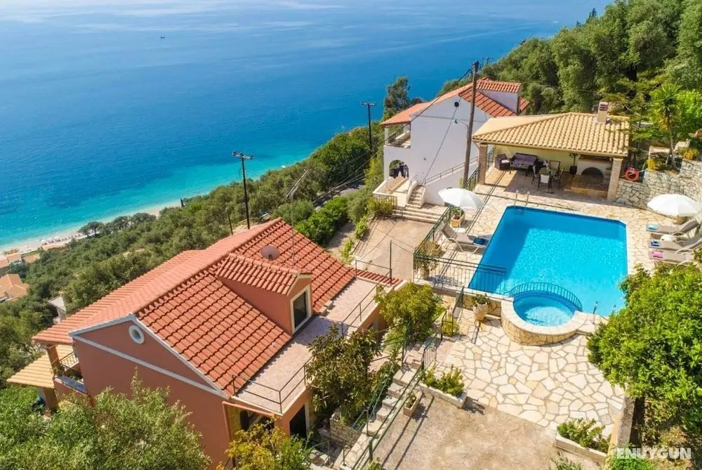 Villa Aris Large Private Pool Walk to Beach Sea Views A C Wifi - 2453 - Oda