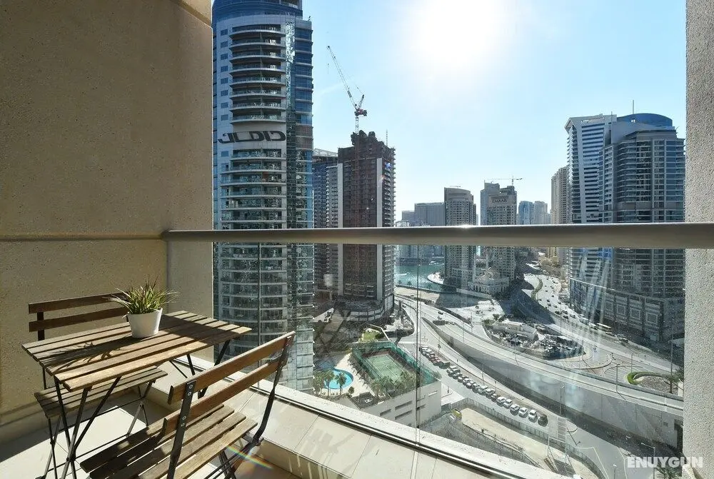BBL - Stylish 1BR with balcony in Marina - Oda Manzaraları