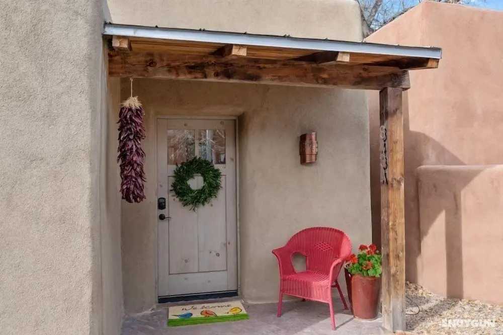 Carmel - Elegant East Side Adobe With Kiva Fireplace, Walk to Canyon Rd and The Plaza - Dış Mekan