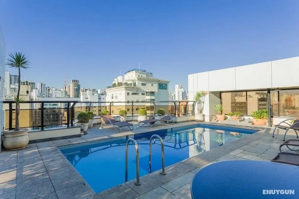 Ce1510 Luxury Huge Apartment by Av Paulista - Havuz