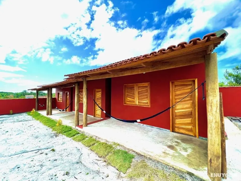 Chalet 2 Recanto Dende 5 Minutos da Praia - Dış Mekan