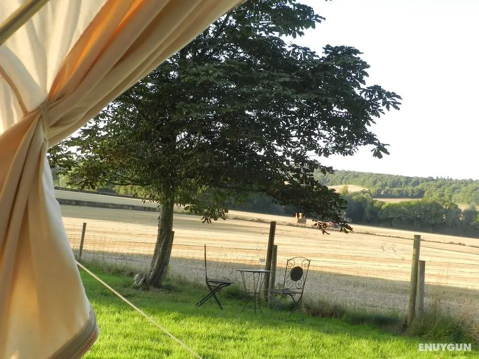 Comfy 1-bed Bell Tent With Great Views - Öne Çıkan Resim
