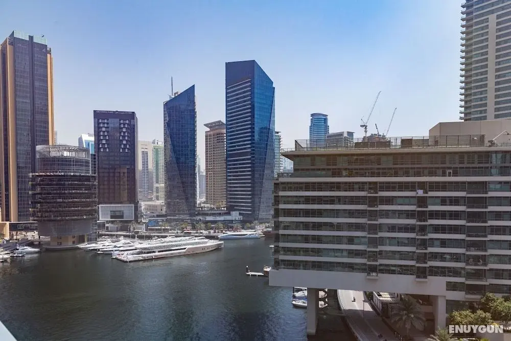 Dashing 1BR Apartment In Dubai Marina - İç Mekan