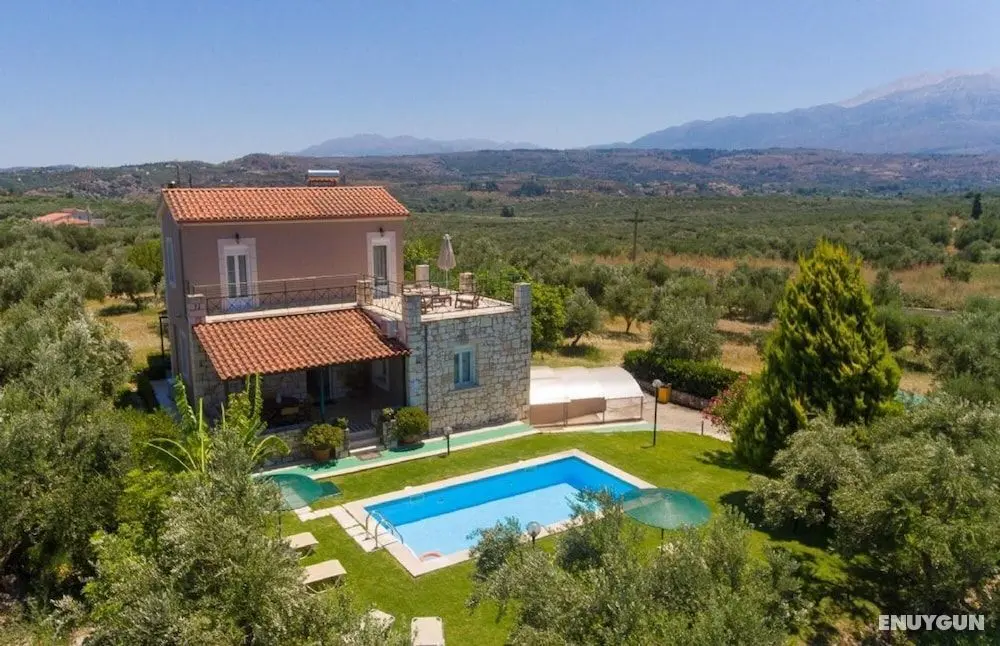 Villa Dimitris Large Private Pool Walk to Beach Sea Views A C Wifi Car Not Required Eco-frien - 1923 - Oda