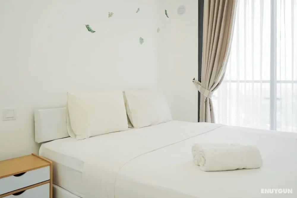 Elegant Studio Room Apartment At Sky House Bsd Near Aeon Mall - Öne Çıkan Resim