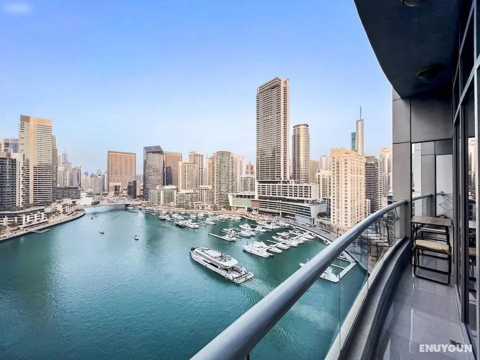 Enjoy Marina View at Modern 3BR APT - Öne Çıkan Resim