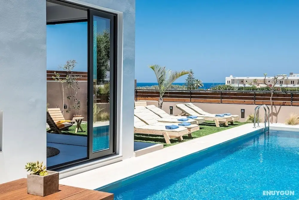 Fos Villa your place under the Cretan Sun with private heated pool - Havuz