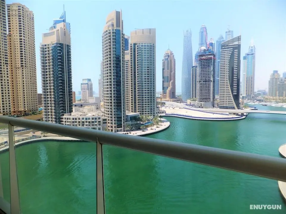 Fully Furnished 1BR with Balcony & Marina View - MRVW - Oda Manzaraları