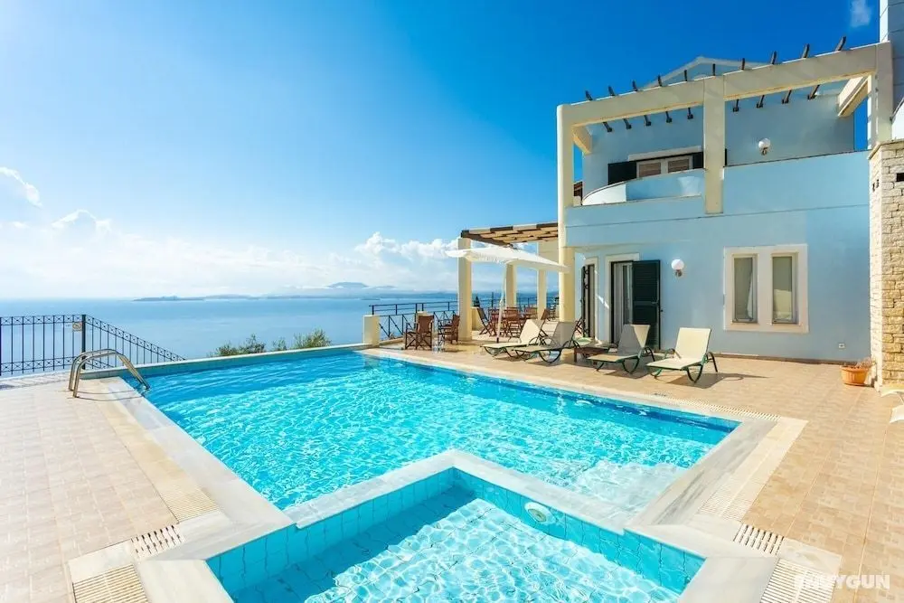 Villa Georgios Large Private Pool Sea Views A C Wifi - 1035 - Öne Çıkan Resim