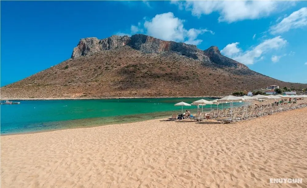 Gorgeous Villa with Garden - Stavros Beach - Plaj