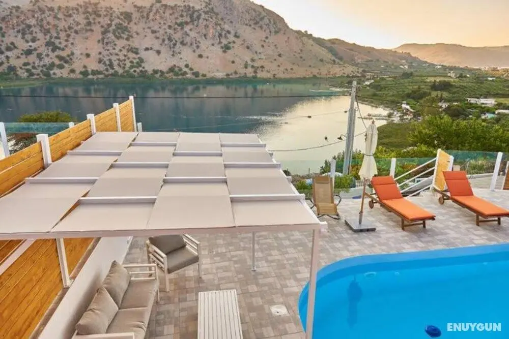 Gorgeous Lake Kournas Villa Brand New Private Pool - Oda