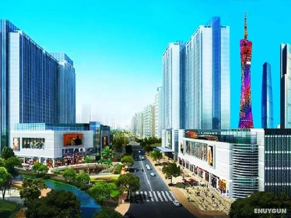 Guangzhou Bojing Hopson Plaza Apartment - Dış Mekan