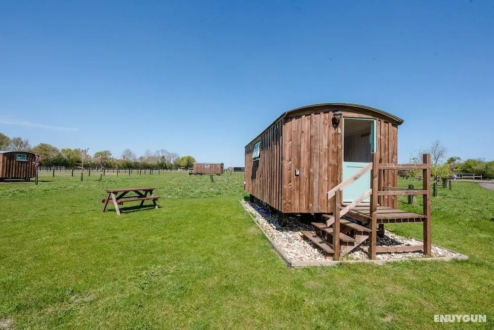 Honeysuckle Farm Hut 1 - Suffolk Farm Holidays - Öne Çıkan Resim