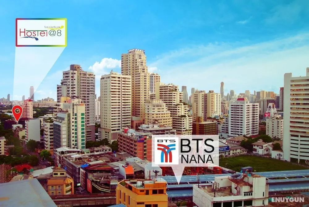Hostel 8 Sukhumvit Nana Bangkok - Dış Mekan
