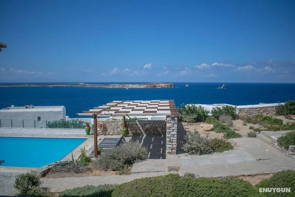 Irenes View Apartments Villa 5 - 5 Guests With Pool and sea View in Agia Irini - Dış Mekan