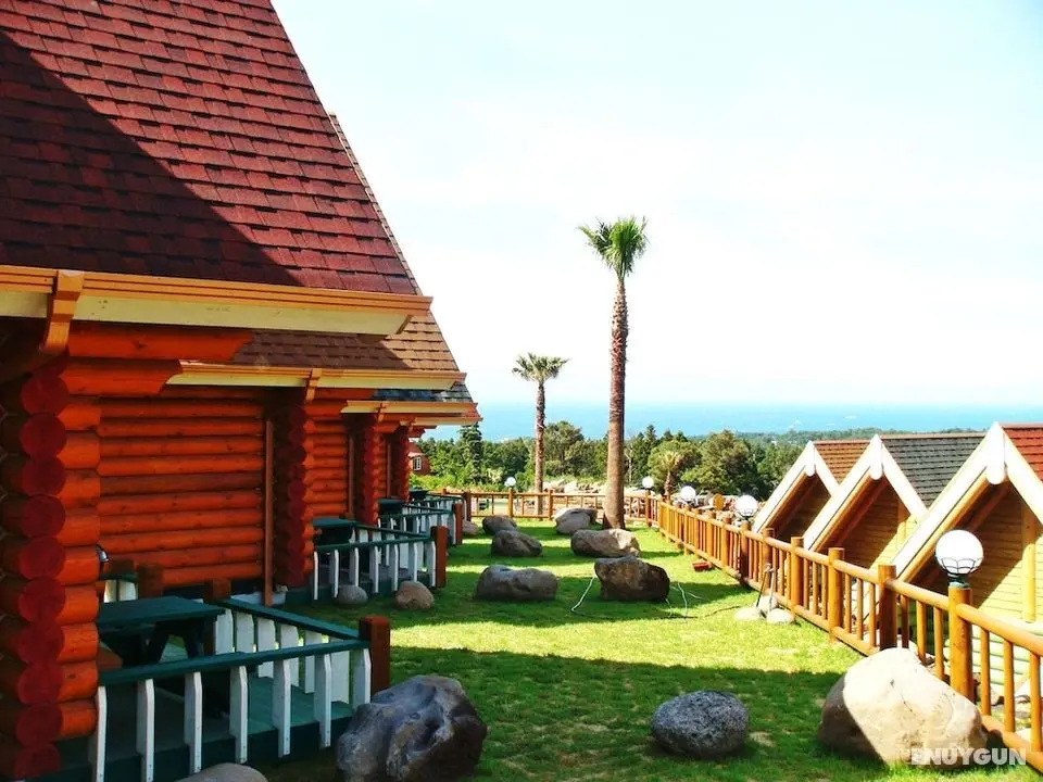Jeju Jungmun Log Pension & Resort - Dış Mekan