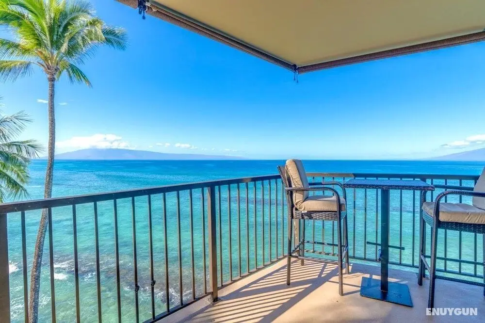 K B M Resorts- Hol-409 Gorgeous 2bd, Ocean-front, Wrap Around Balcony, Whale Watching! - Oda Manzaraları
