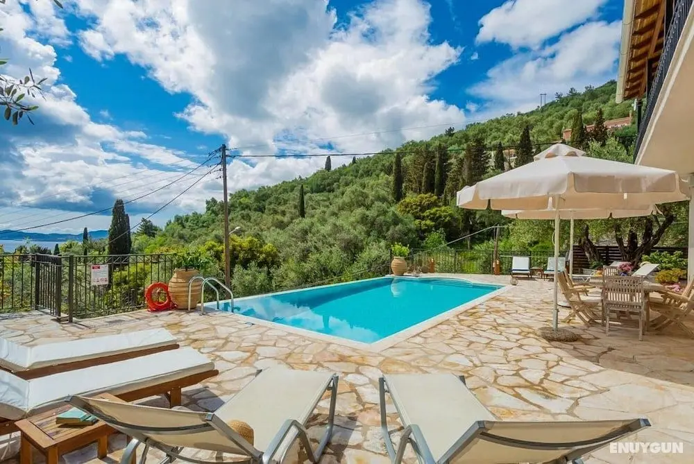 Villa Katerina Large Private Pool Walk to Beach Sea Views A C Wifi Car Not Required - 2359 - Oda