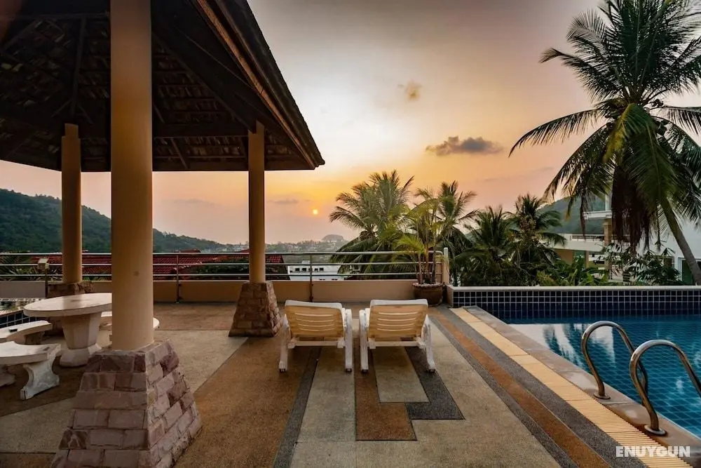 Ktv- Sea View Pool Villa in Kata for 10 People Big Buddha Views - Öne Çıkan Resim