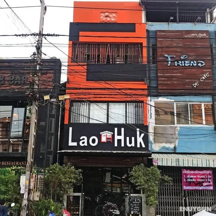 Lao Huk Bed and Cafe - Hostel - Dış Mekan