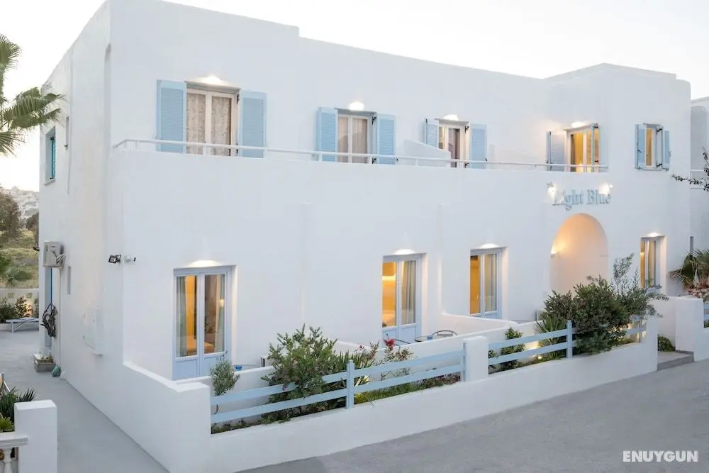 Light Blue Window Kamari - Dış Mekan