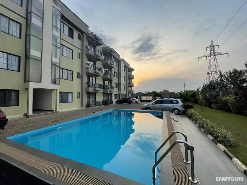 Lovely 3-bedroom Apartment Swimming Poolgym - Öne Çıkan Resim
