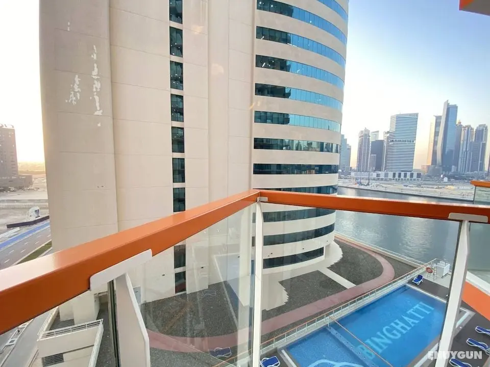 Lux BnB 2BD Canal Views Business Bay - Oda Manzaraları