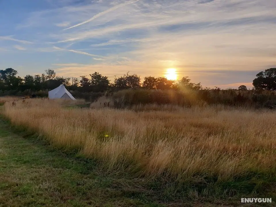 Luxury 5m Bell Tent With log Burner Near Whitby - Dış Mekan