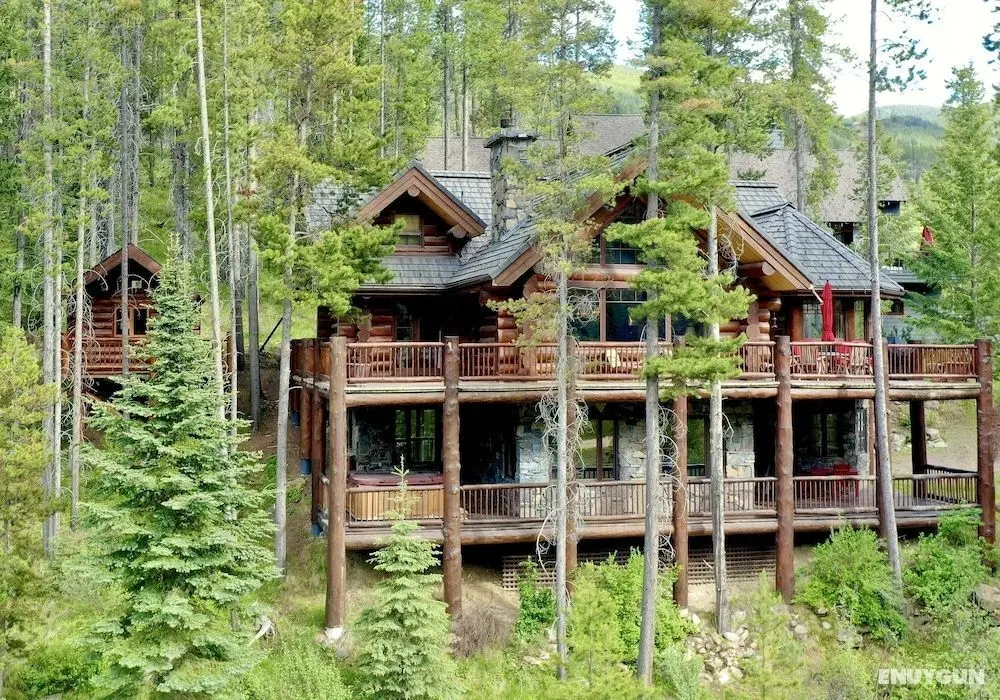Luxury Log Chalet | Pool + Private HotTub | Ski In/Out | Overlooking Greywolf GC - Öne Çıkan Resim
