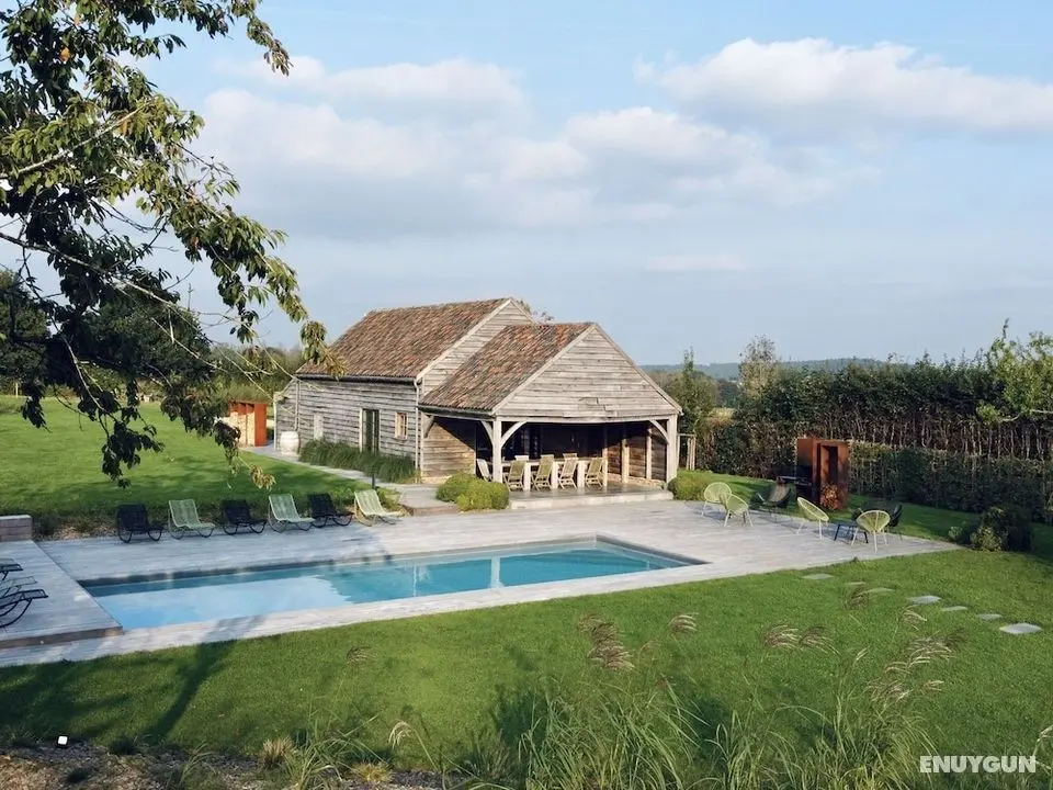 Luxury Vacation Home in Ohey With a Pool and a Sauna - Dış Mekan