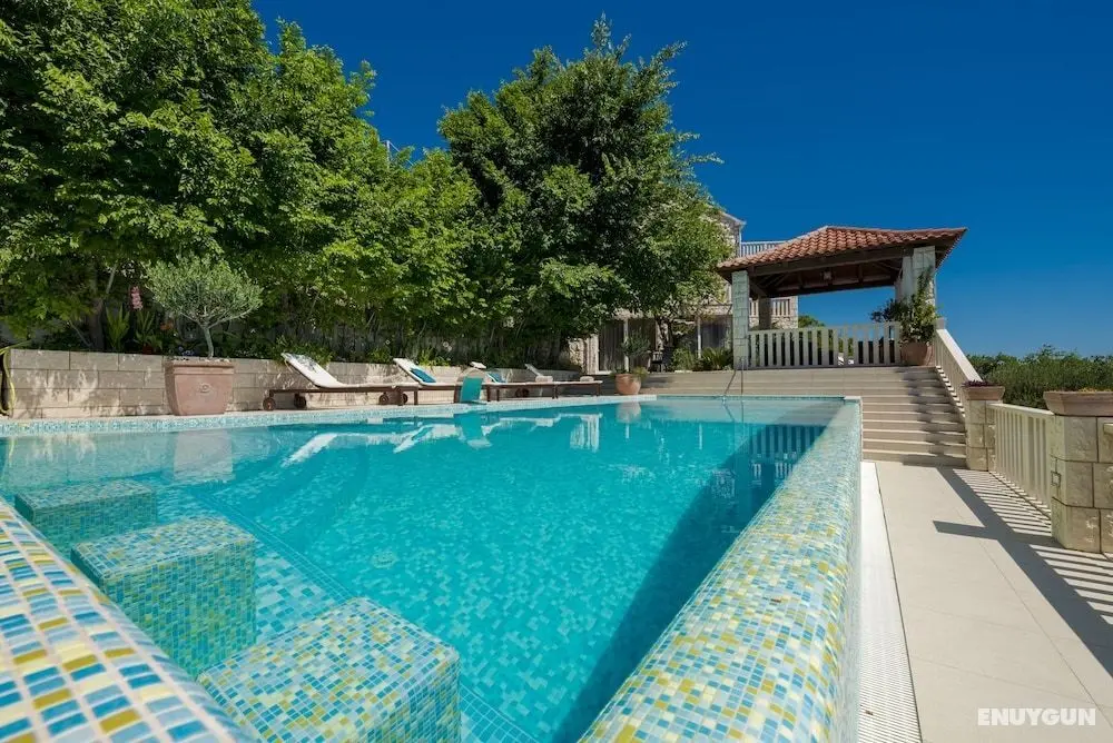 Mediterranean Villa With Astonishing View Over the Adriatic sea and Private Pool - Havuz