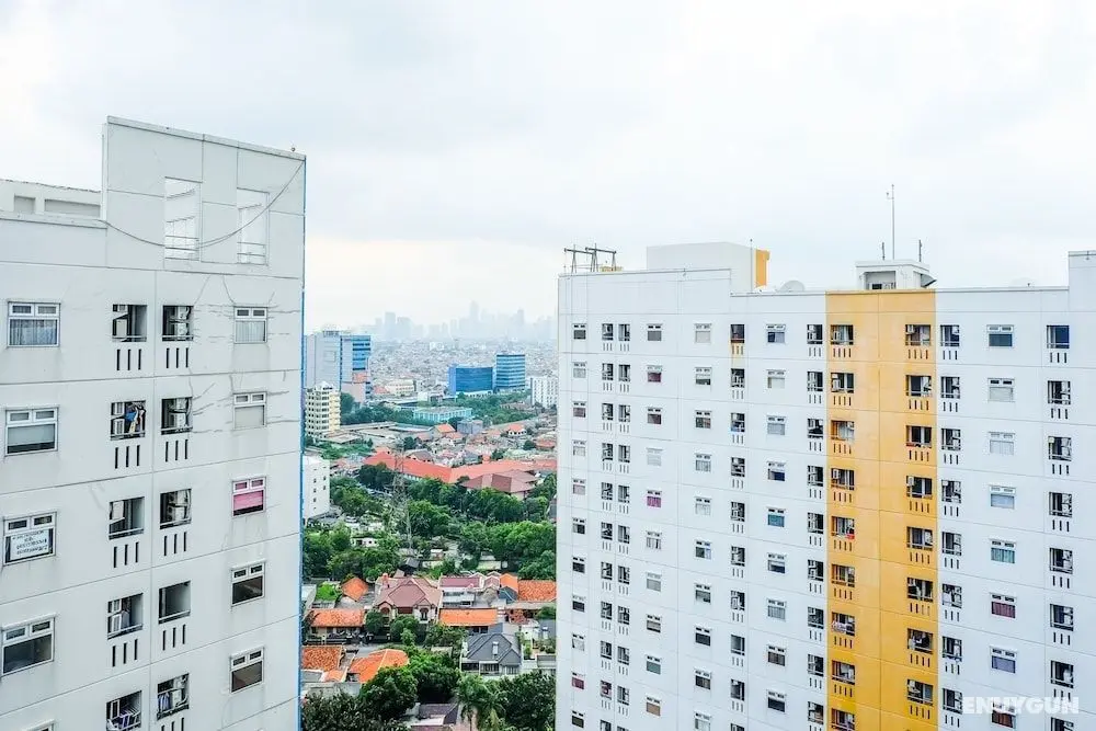 Minimalist Studio Green Pramuka Apartment - Oda Manzaraları