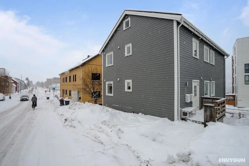 Modern apartment Tromsø - Dış Mekan