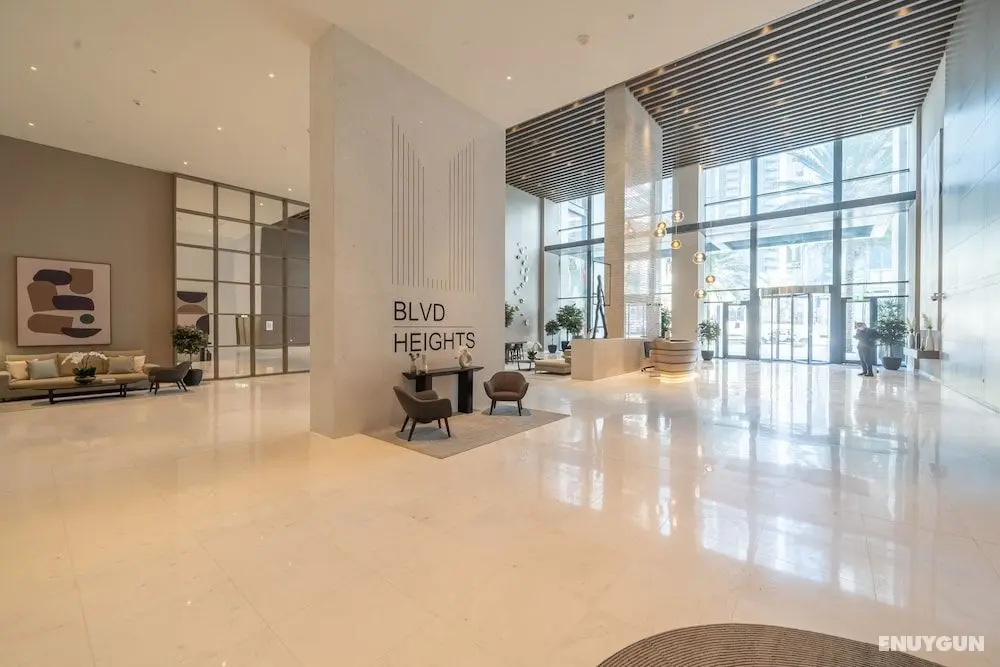 Monty - Boho-Chic Cosy 1BR, minutes to Burj Khalifa - Lobi