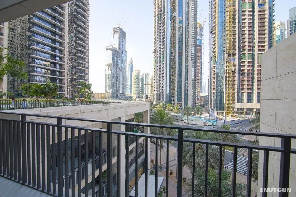 Monty - Elegant Apt With Balcony Minutes from Burj Khalifa - Dış Mekan