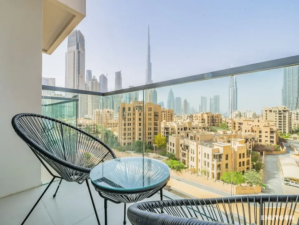 Monty - Super Chic Apartment With Views on Burj Khalifa - Oda Düzeni
