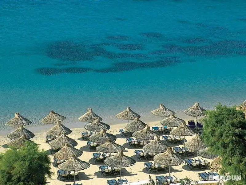 Mykonos Blu, Grecotel Exclusive Resort - Plaj