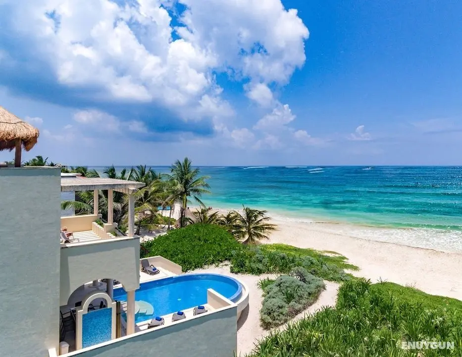 Ocean Front Private 3 Bedroom Villa in Akumal - Öne Çıkan Resim